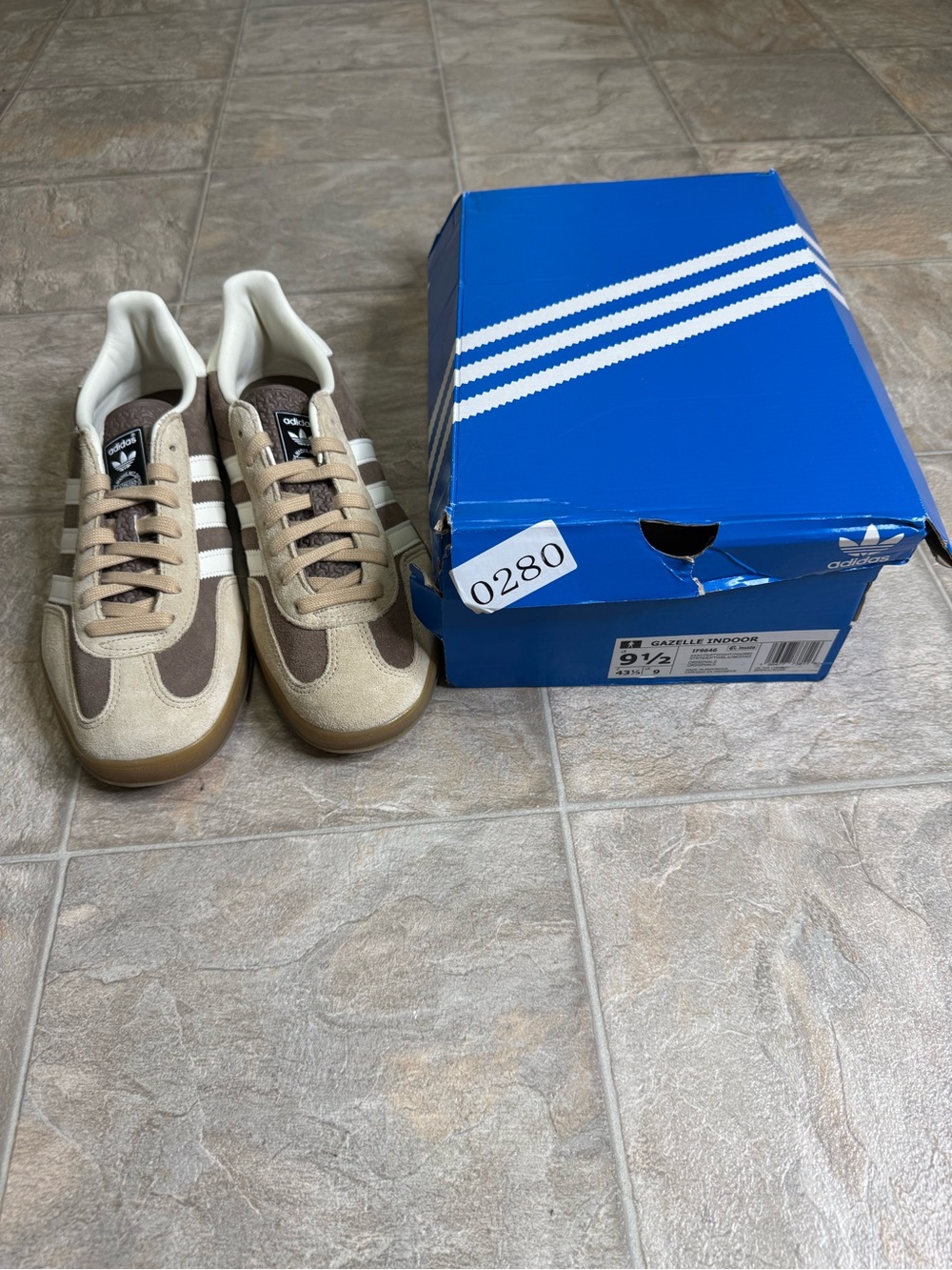 Addias Original Gazelle Earth Strata Mens Shoe Size 9.5 Brown IF9646 NWT